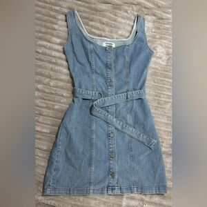 Reformation Blue Denim Mini Dress
